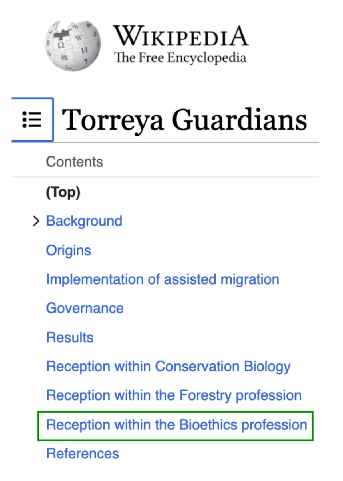 Reports Torreya Rewilding and Assisted Migration